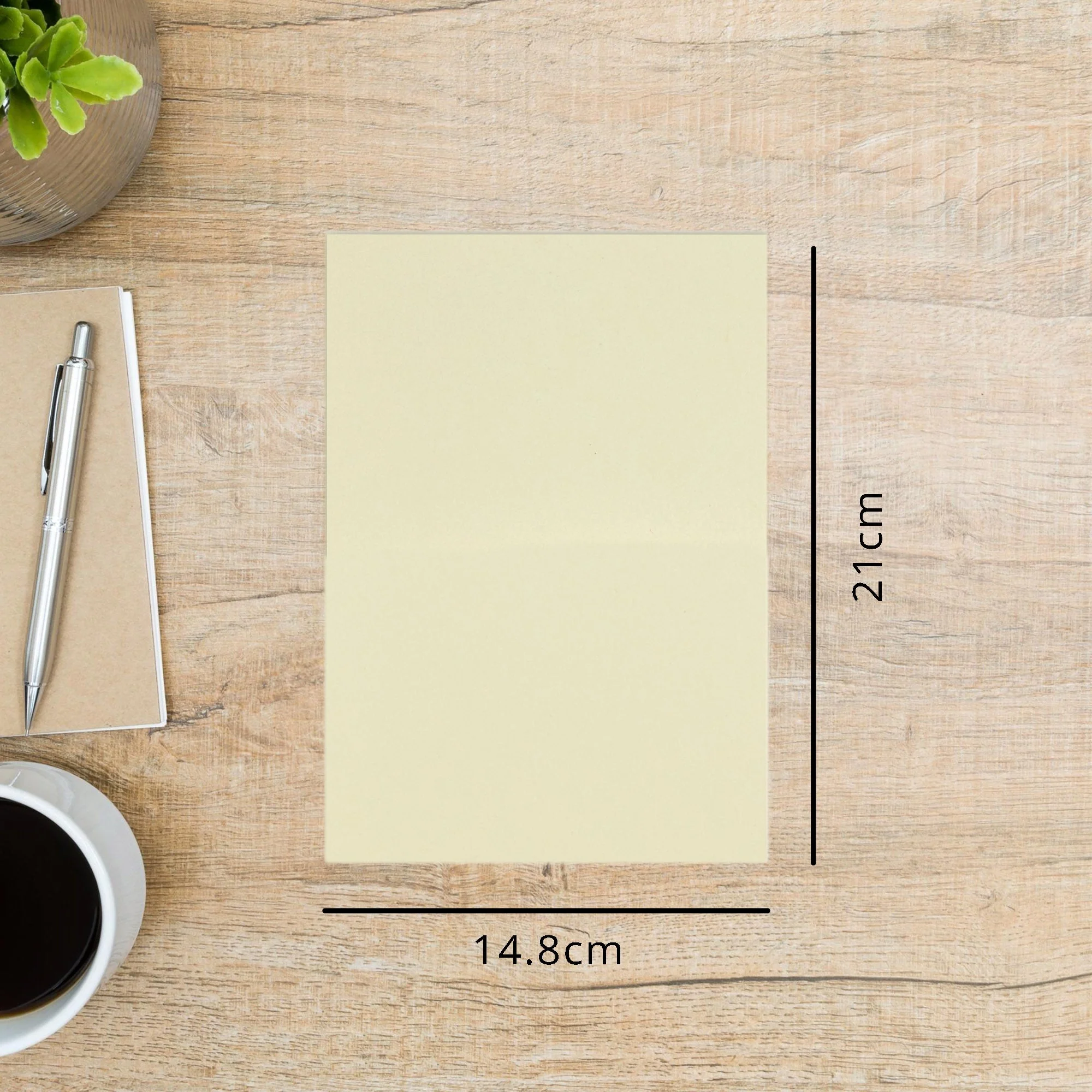 Makr Smooth Lightweight Cardstock, Cream- A5 - Image 4
