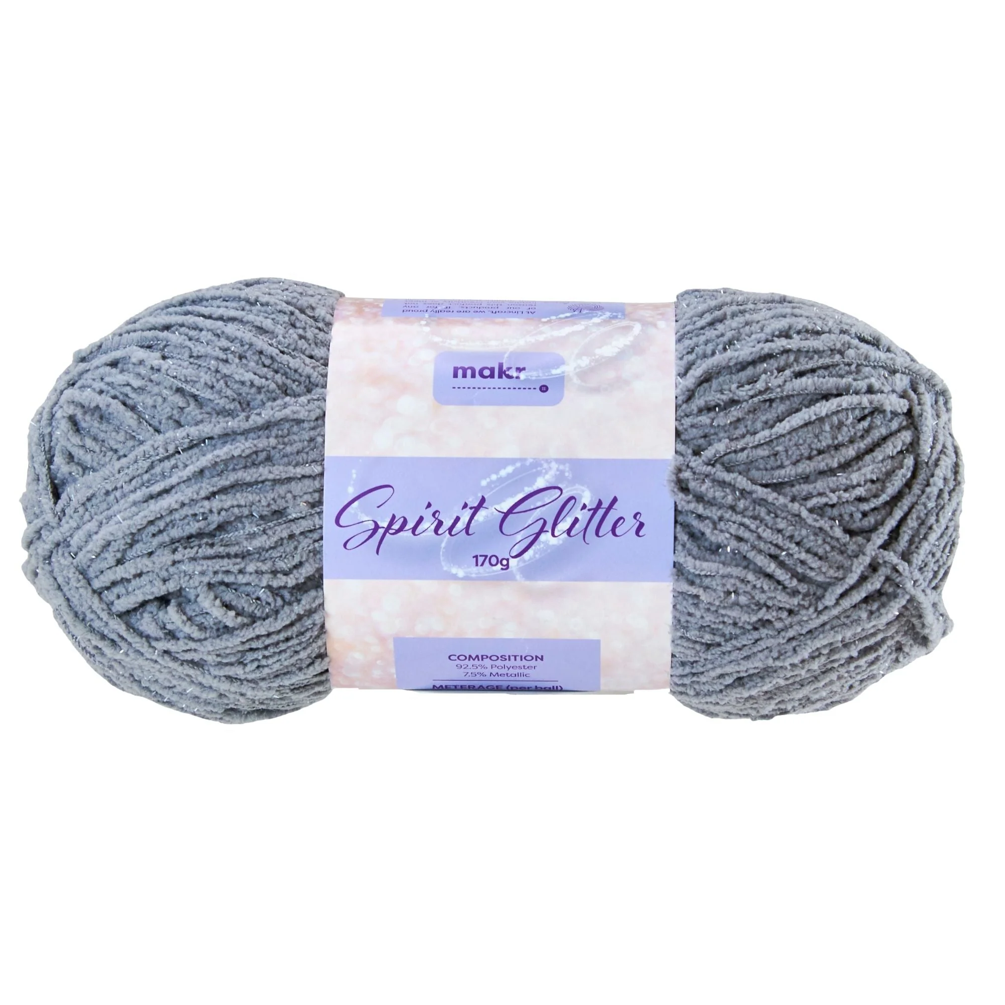 Makr Spirit Glitter Crochet & Knitting Yarn, 170g - Image 7