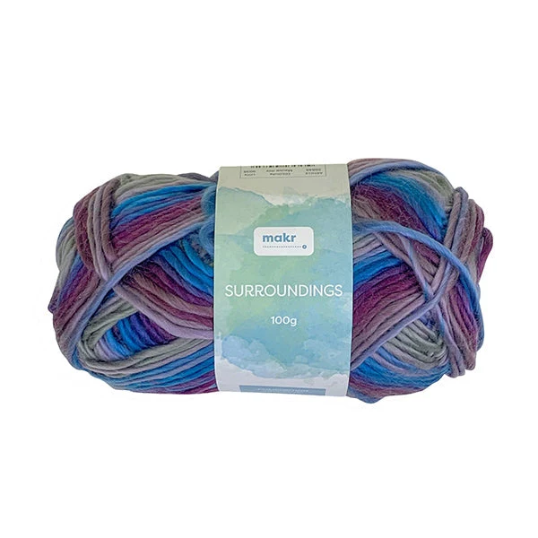Makr Surroundings Crochet & Knitting Yarn, 100g Acrylic Yarn - Image 6