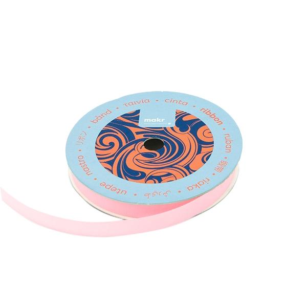 Makr Ribbon, Rose Pink Taffeta- 9mmx9.1m - Image 2