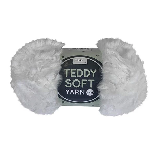 Makr Teddy Soft Crochet & Knitting Yarn, 100g Polyester Yarn - Image 10