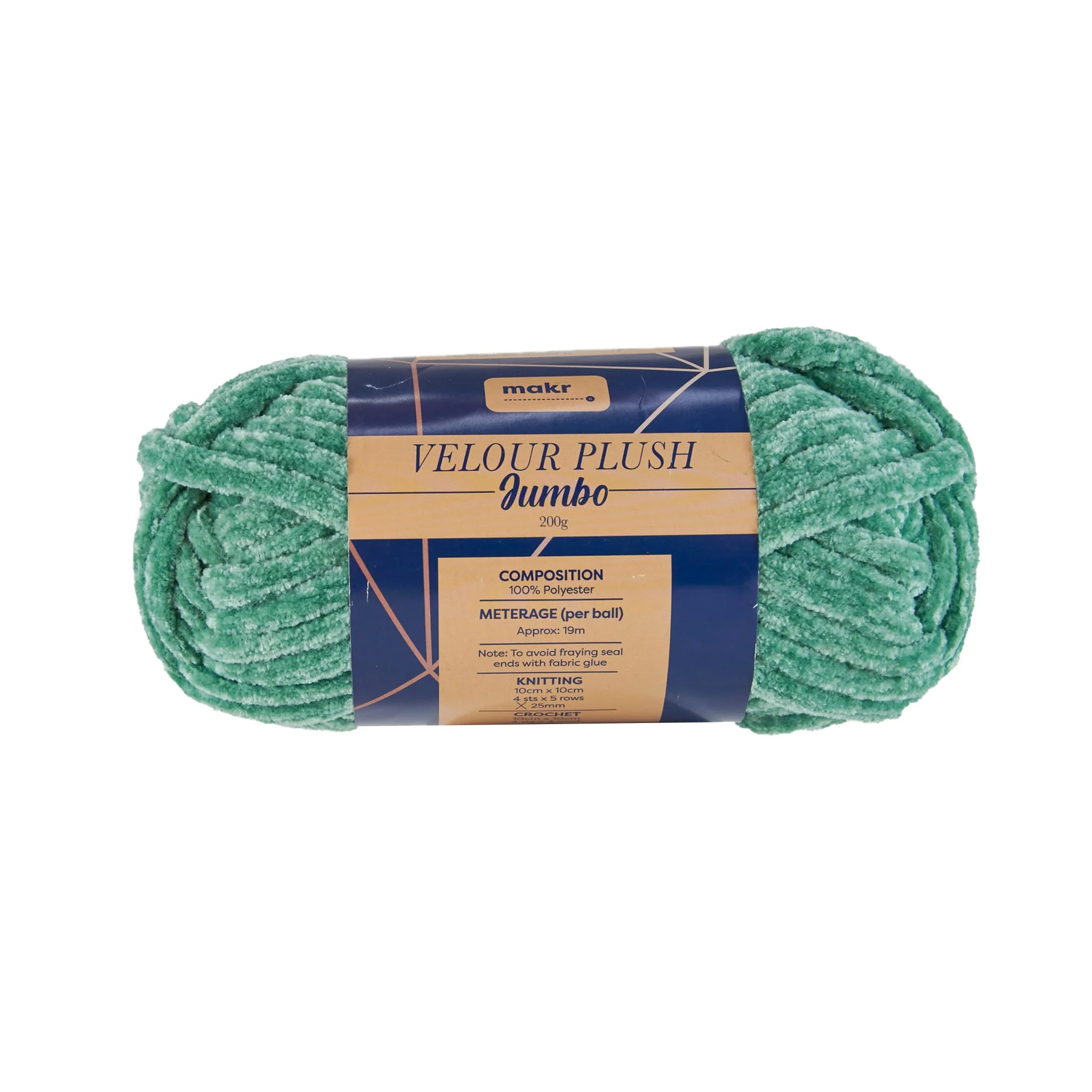 Makr Velour Plush Jumbo Crochet & Knitting Yarn, 200g - Image 17