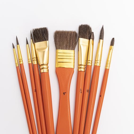 Makr Taklon Bristle Brush Set- 11pk - Image 2
