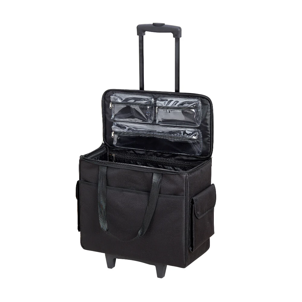 Mayd Printed Sewing Machine Trolley Bag - Black - Image 2