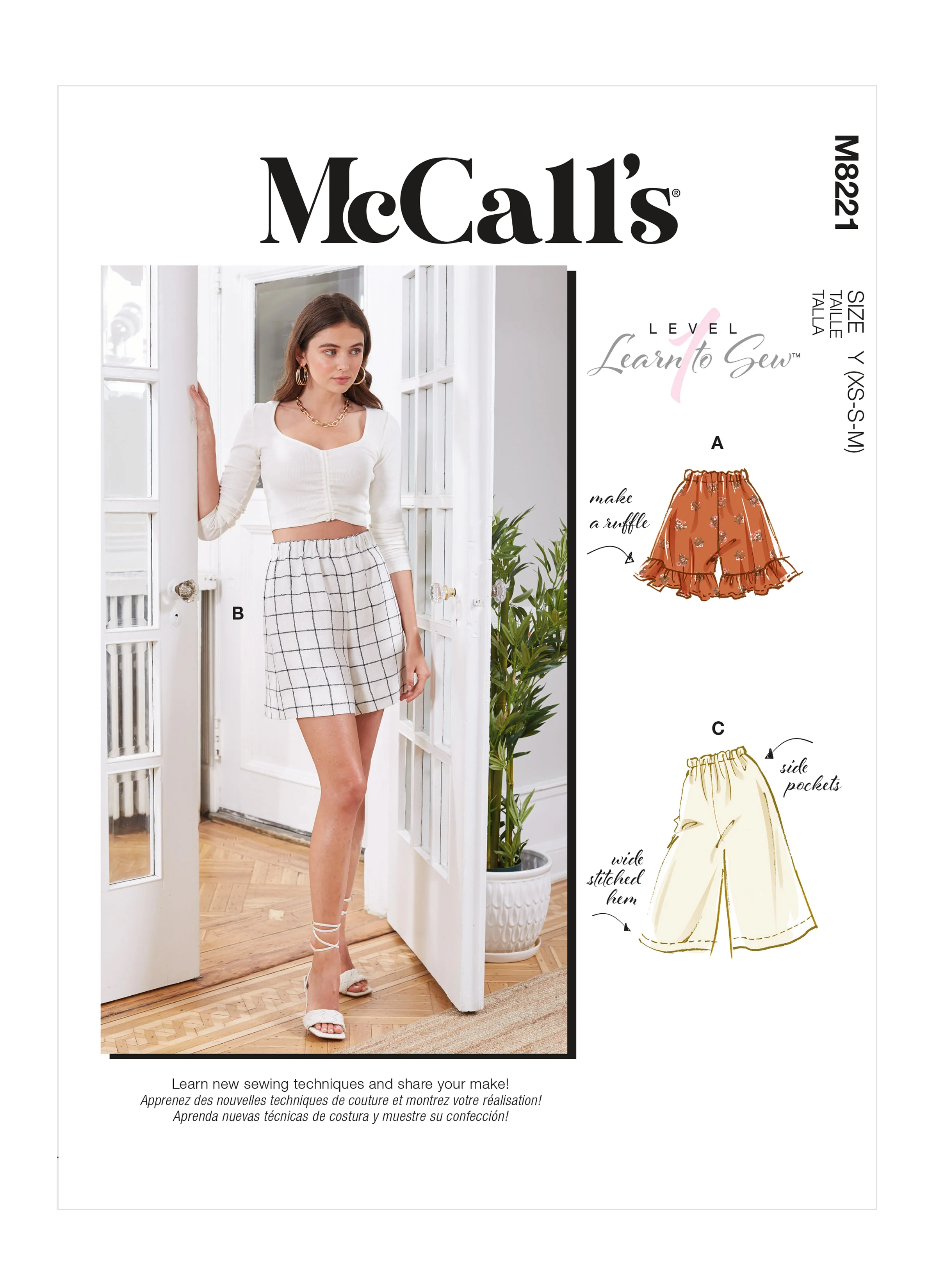 McCall's Pattern M8221 Misses' Shorts - Image 7