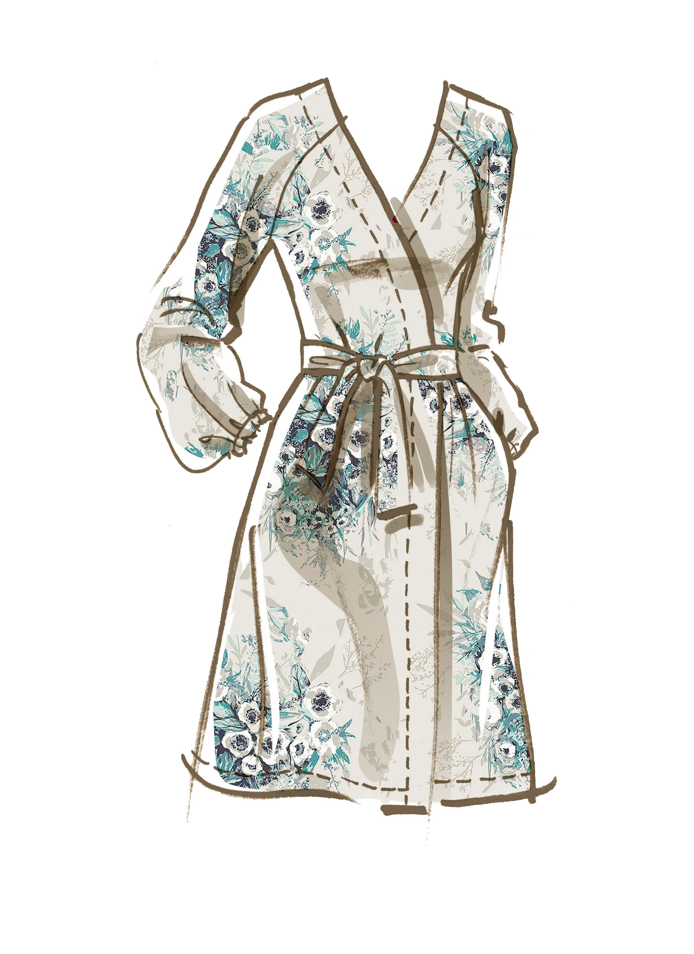 McCall's Pattern M8261 Miss Romper Jumpsuit Robe - Image 7