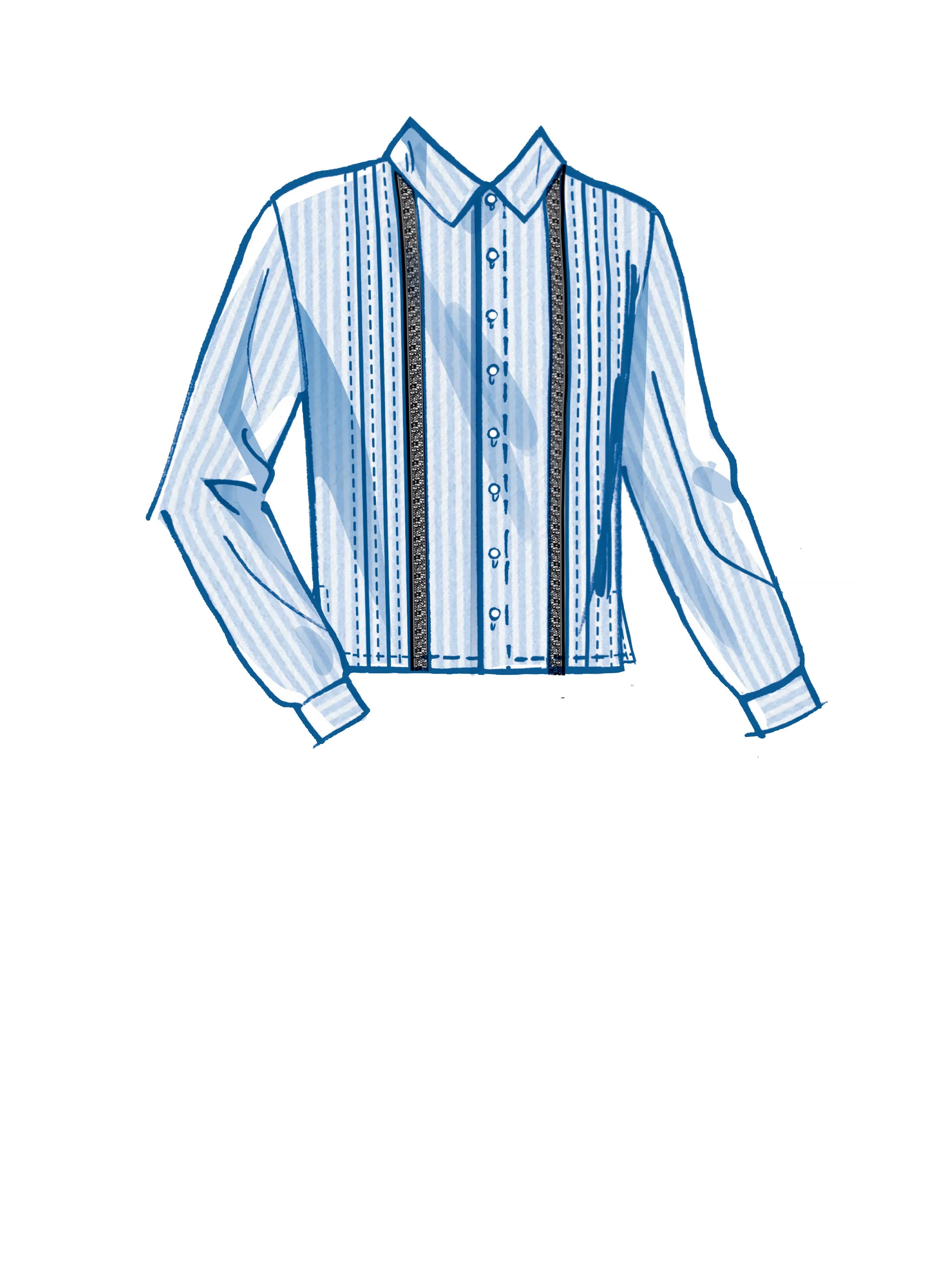 McCall's Pattern M8263 Unisex Shirts & Hat - Image 8