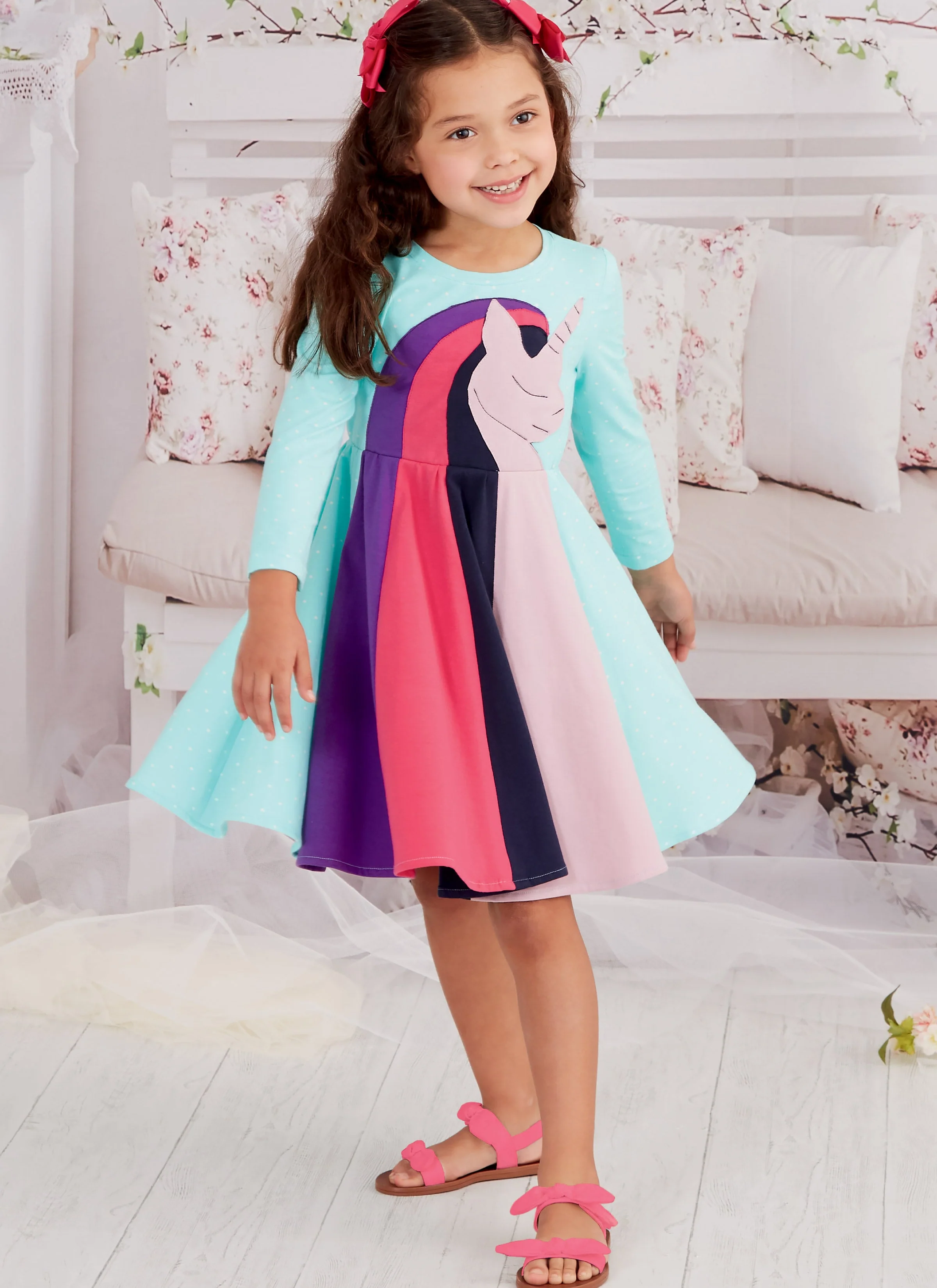 McCall's Pattern M8267 Children's Knit Dresses - Image 3