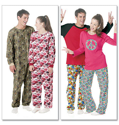 McCall's Pattern M6251 Misses'/Men's/Teen Boys' Tops, Pants And Jumpsuit - Image 2