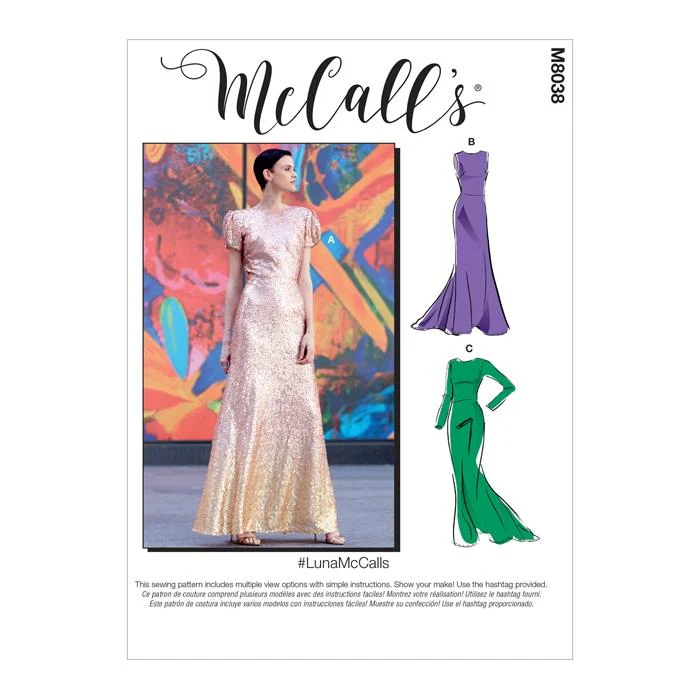McCall's Pattern M8038 Misses' & Women's Special Occasion Dresses