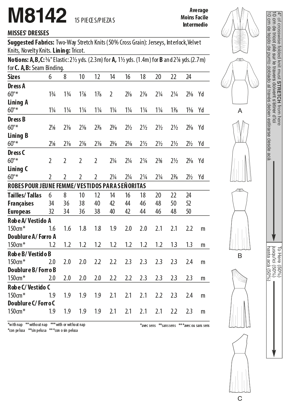 McCall's Pattern M8142 Misses' Dresses - Image 8