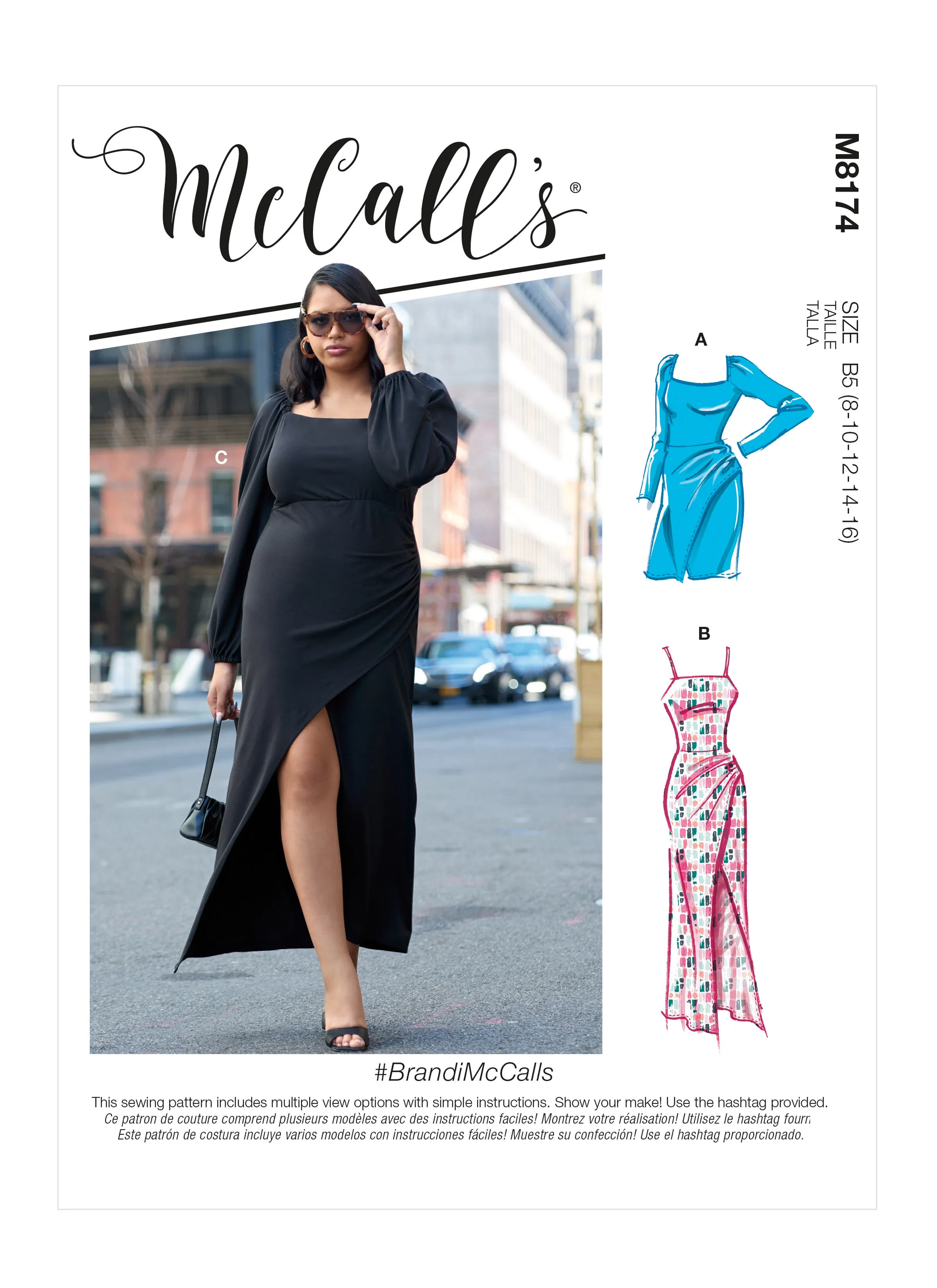 McCall's Pattern M8174 Misses' & Women's Dresses