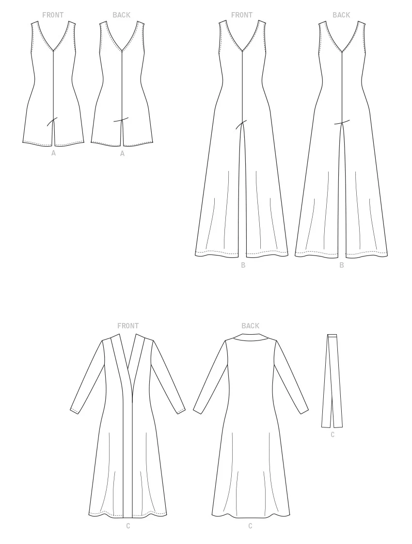 McCall's M8245 Miss Rmpr Jumpsuit Robe - Image 2
