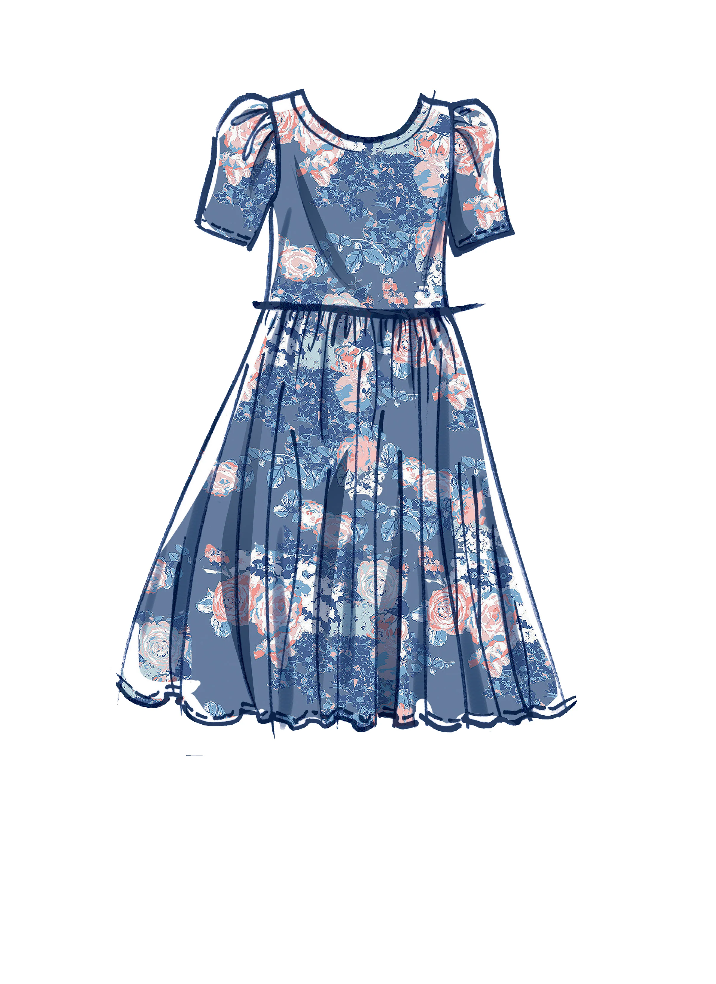 McCall's M8251 Children & Girl's Dresses - Image 4