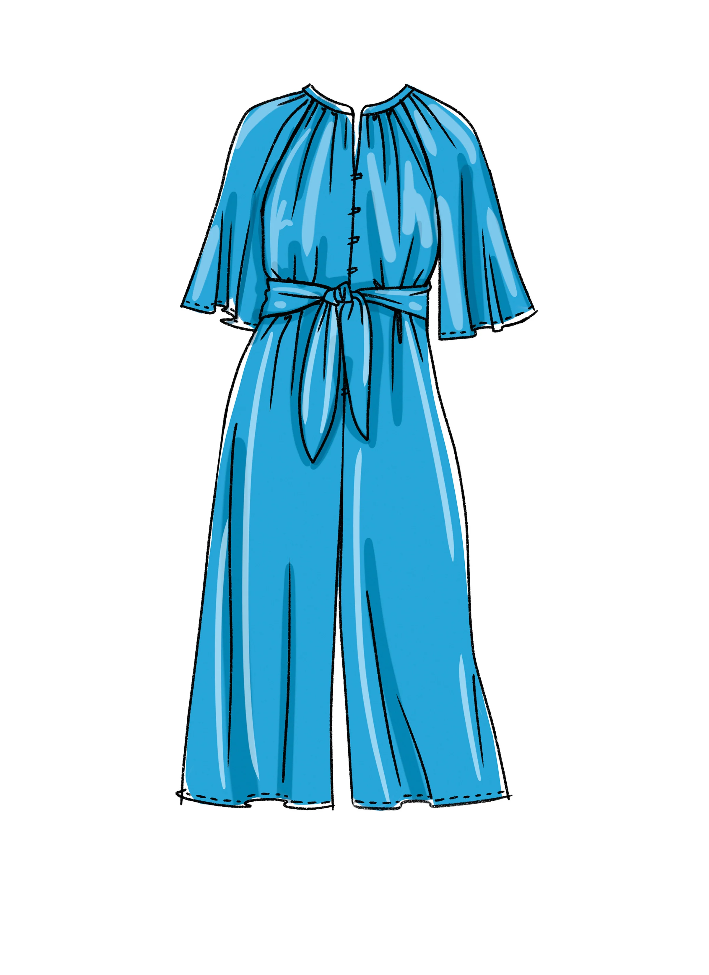 McCall's Pattern M8288 Miss Plus Romper Jumpsuit - Image 4