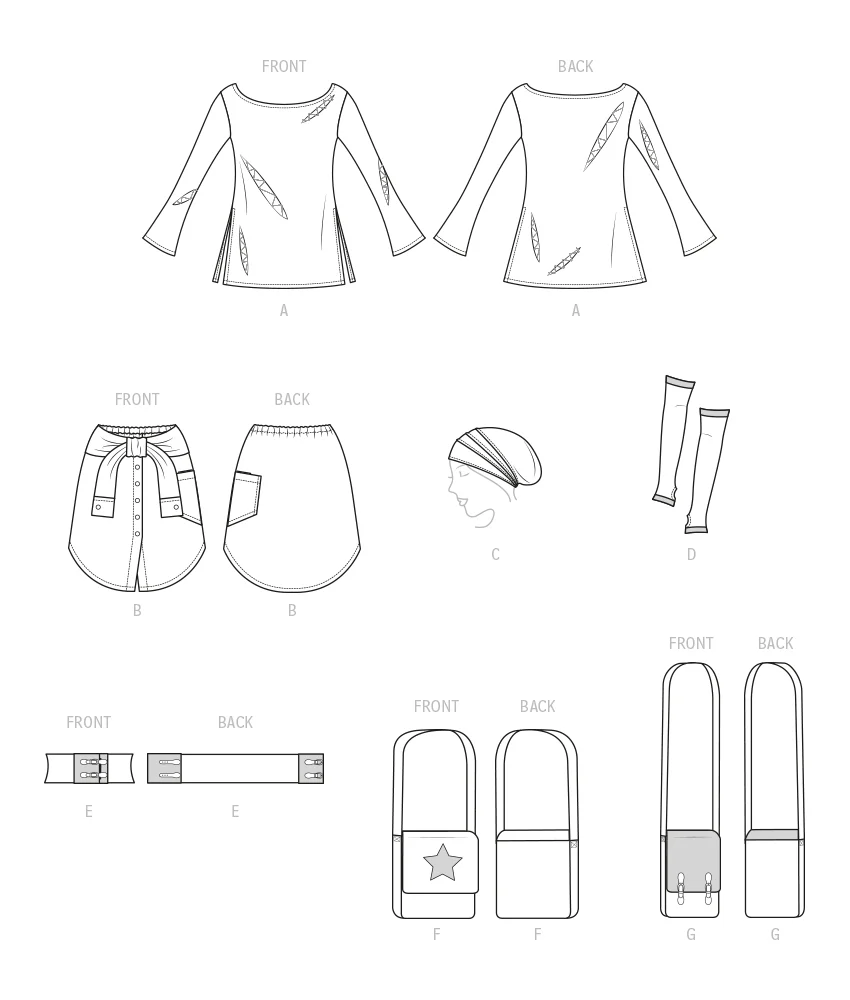 McCall's Pattern M8298 Misses' Accessories - Image 9