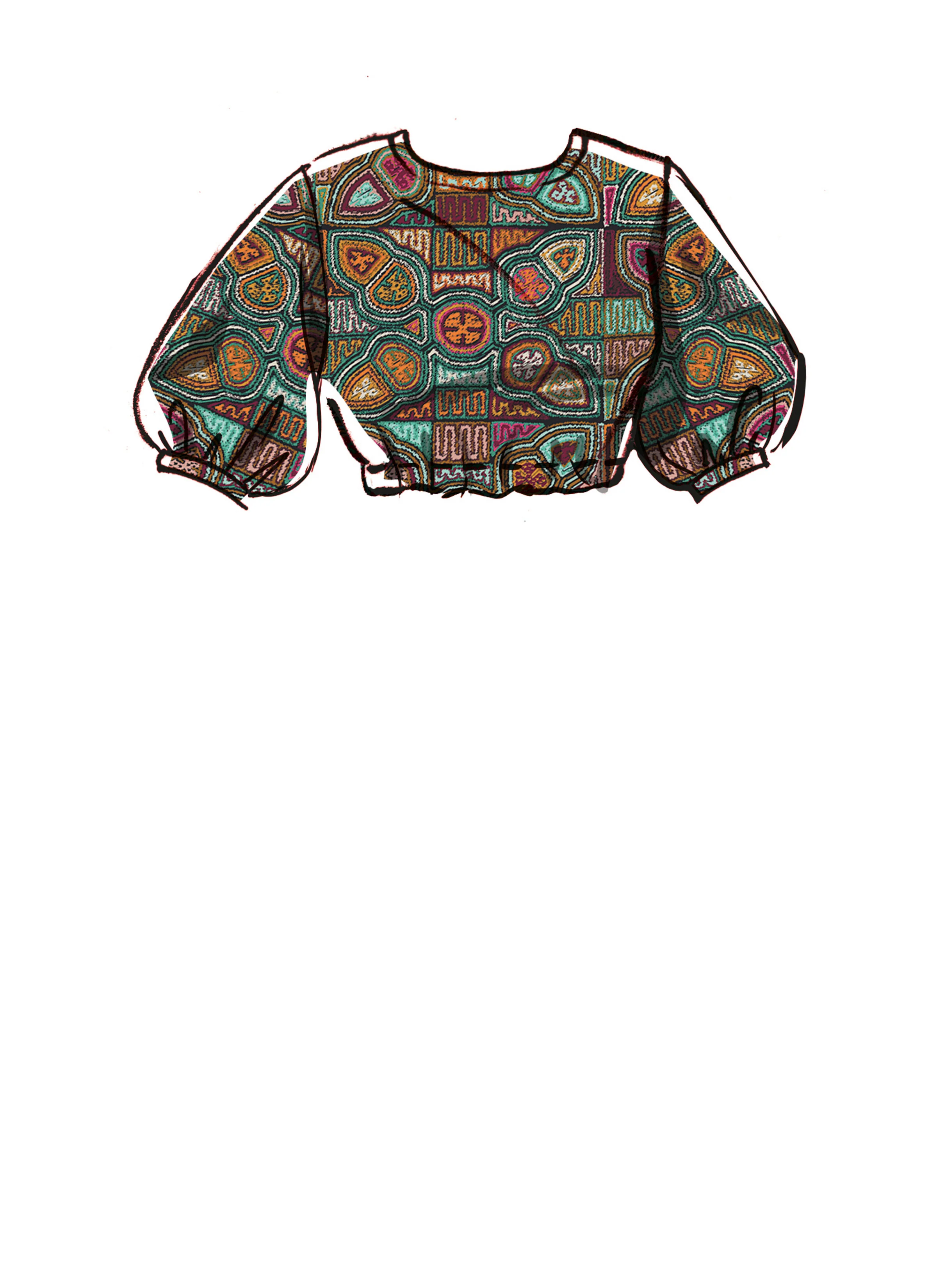 McCall's Pattern 8324 Misses' Tops - Image 4
