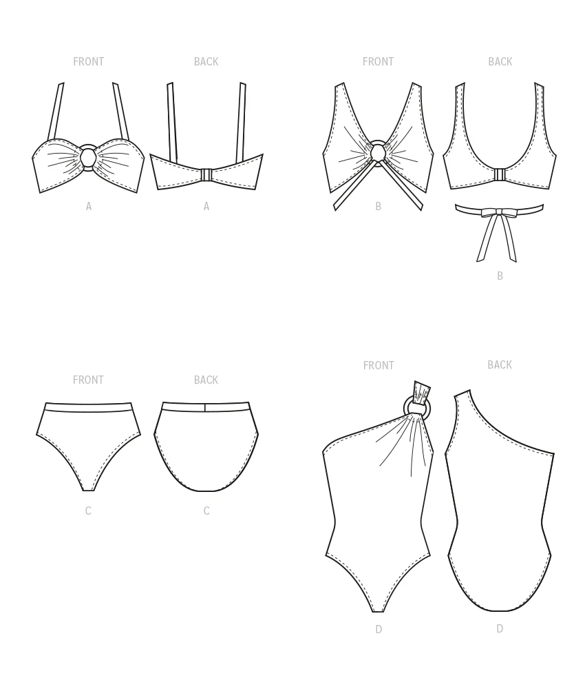 McCall's Pattern 8329 Misses' Swimsuits - Image 7