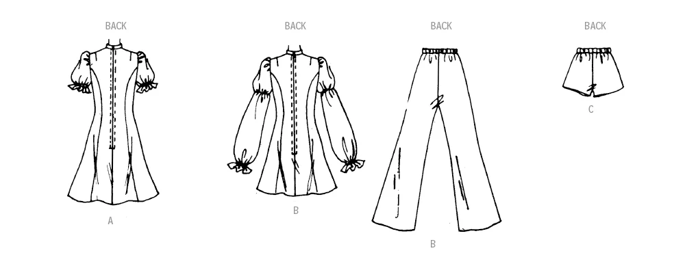 McCall's Pattern M8465 Misses' Dress, Tunic, Pants and Panties - Image 2