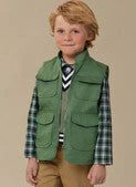 McCall's Pattern M8537 Children’s and Boys’ Vests, Top and Shirt - Image 2