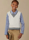 McCall's Pattern M8537 Children’s and Boys’ Vests, Top and Shirt - Image 4