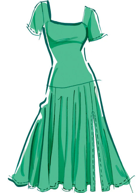 McCall's Pattern M8551 Misses' and Miss Petite Knit Dresses - Image 5