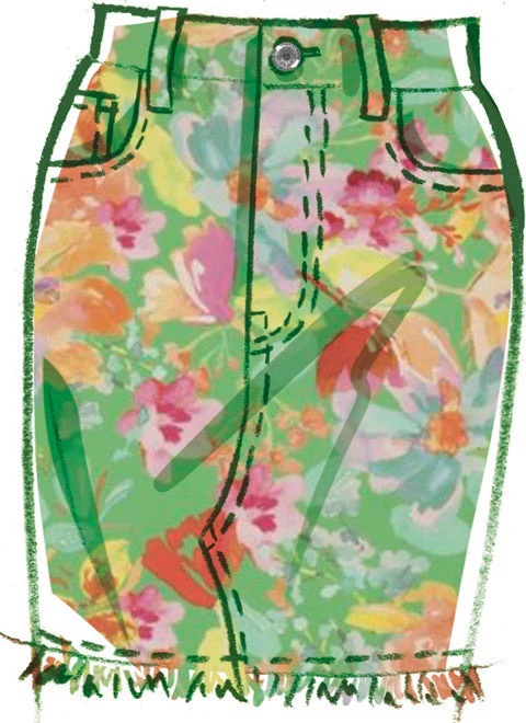 McCall's Pattern M8559 Misses' and Women's Skirt in Three Lengths and Tie Belt - Image 4