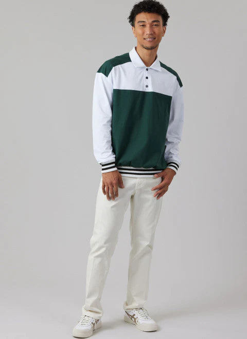 McCall's Pattern M8564 Unisex Knit Pullover Tops - Image 4