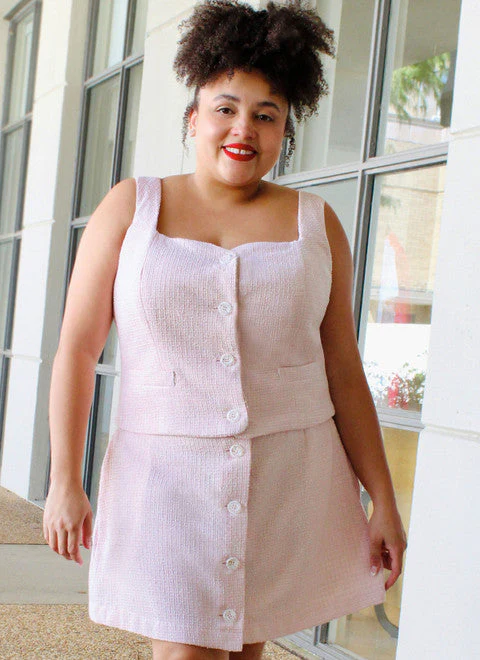 McCall's Pattern ME2107 Misses' and Miss Petite Top and Skirt in Two Lengths - Image 4