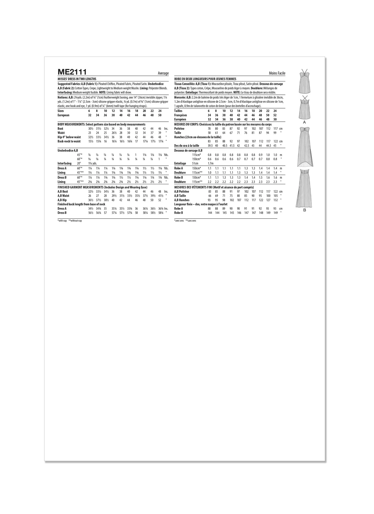 KnowMe Pattern ME2111 Misses' Dress - Image 5
