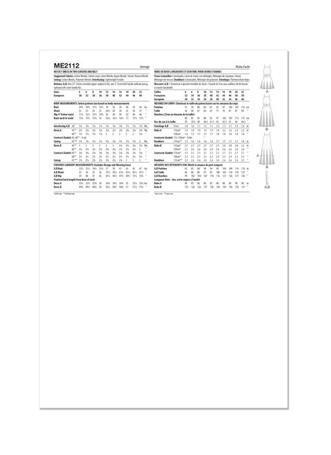 KnowMe Pattern ME2112 Misses' Dress in Two Lengths and Belt - Image 7