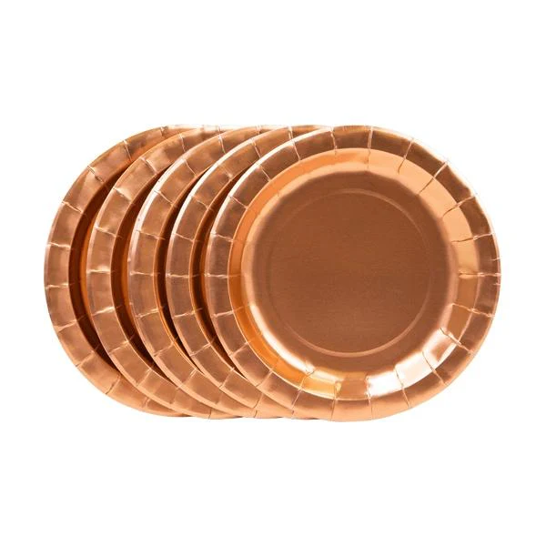 Metallic Party Paper Plate, 10pk