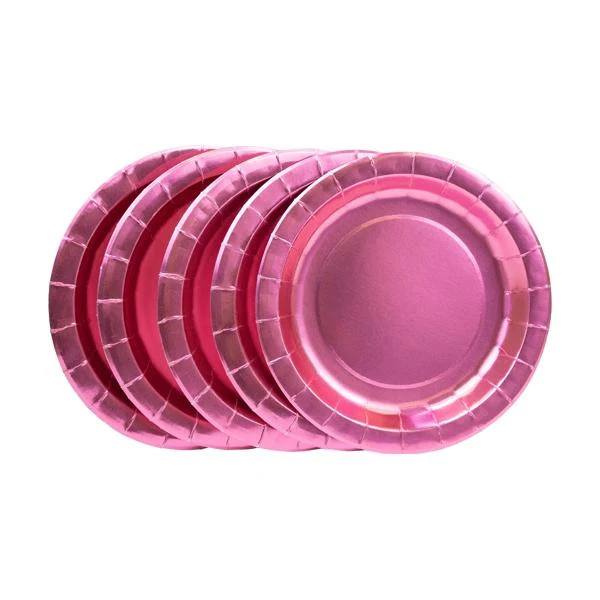 Metallic Party Paper Plate, 10pk - Image 3