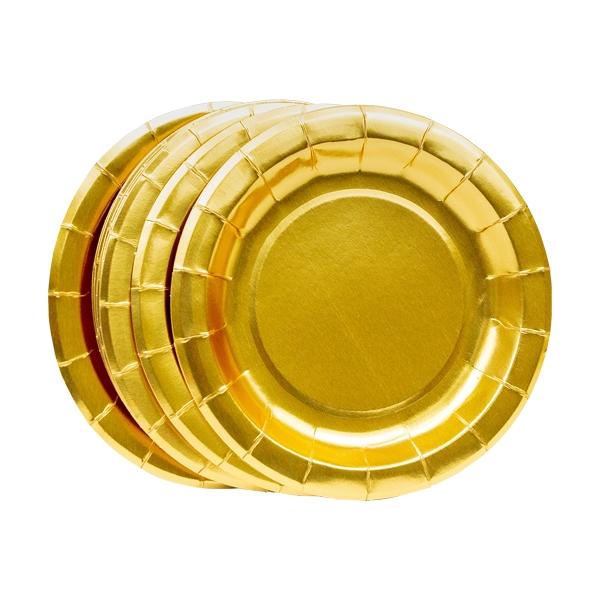 Metallic Party Paper Plate, 10pk - Image 7
