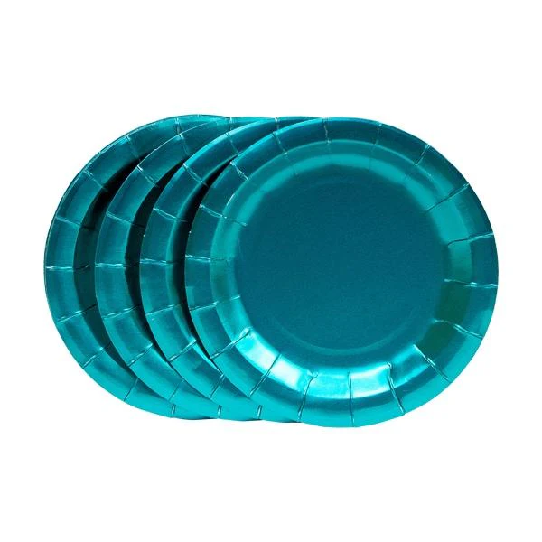 Metallic Party Paper Plate, 10pk - Image 9