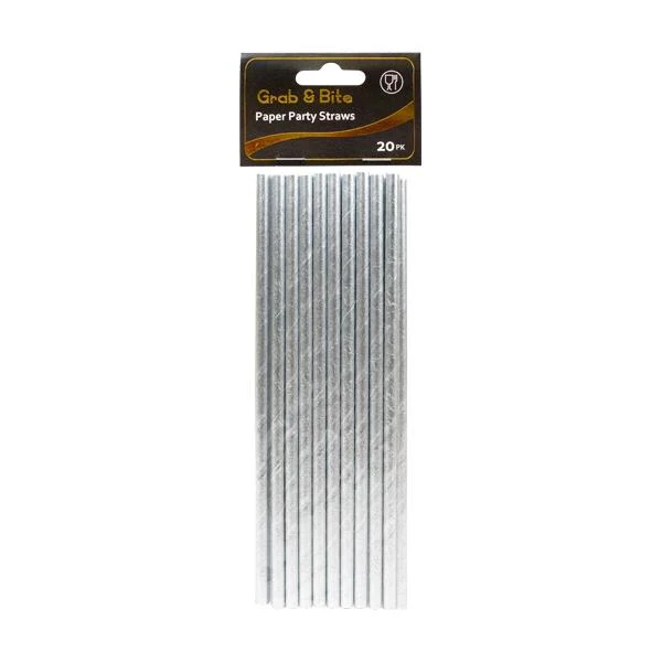 Metallic Party Paper Straw, 20pk - Image 5