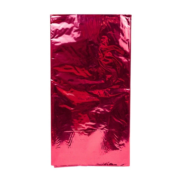 Metallic Party Plastic Tablecloth, Assorted- 137x274cm - Image 2