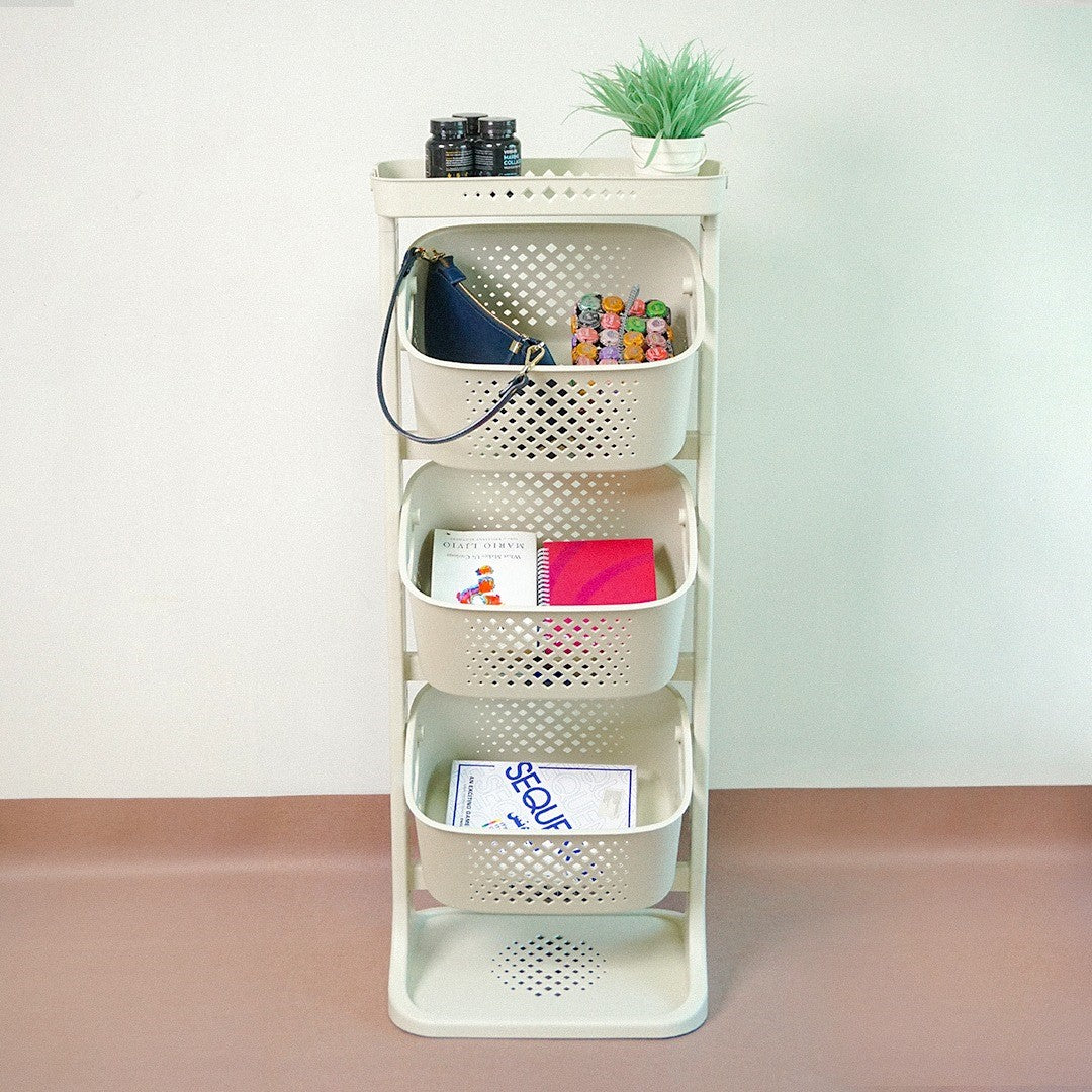 Modern Homeware Tri Rack, 44x34x112cm