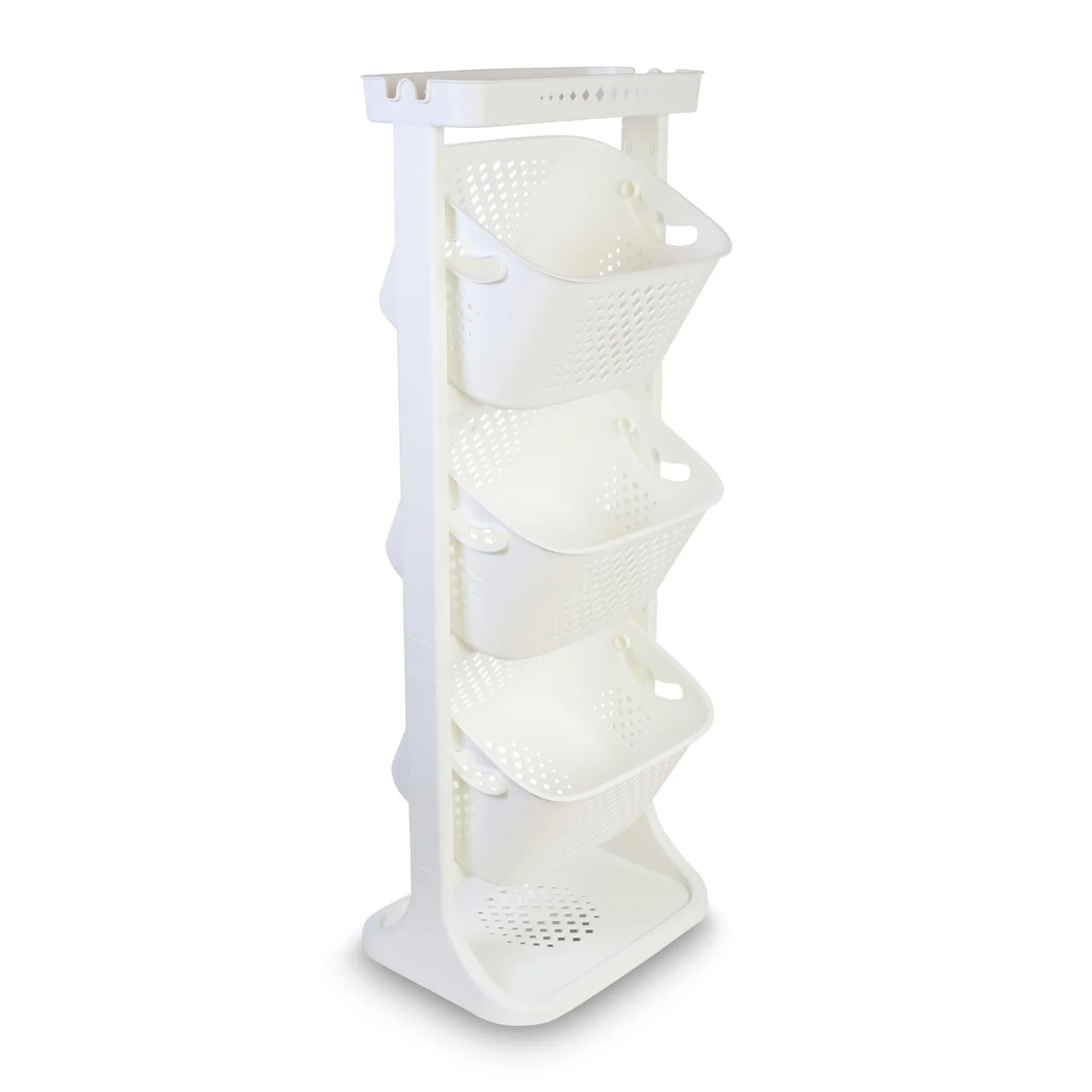 Modern Homeware Tri Rack, 44x34x112cm - Image 3