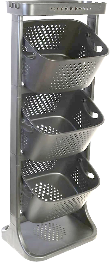 Modern Homeware Tri Rack, 44x34x112cm - Image 4