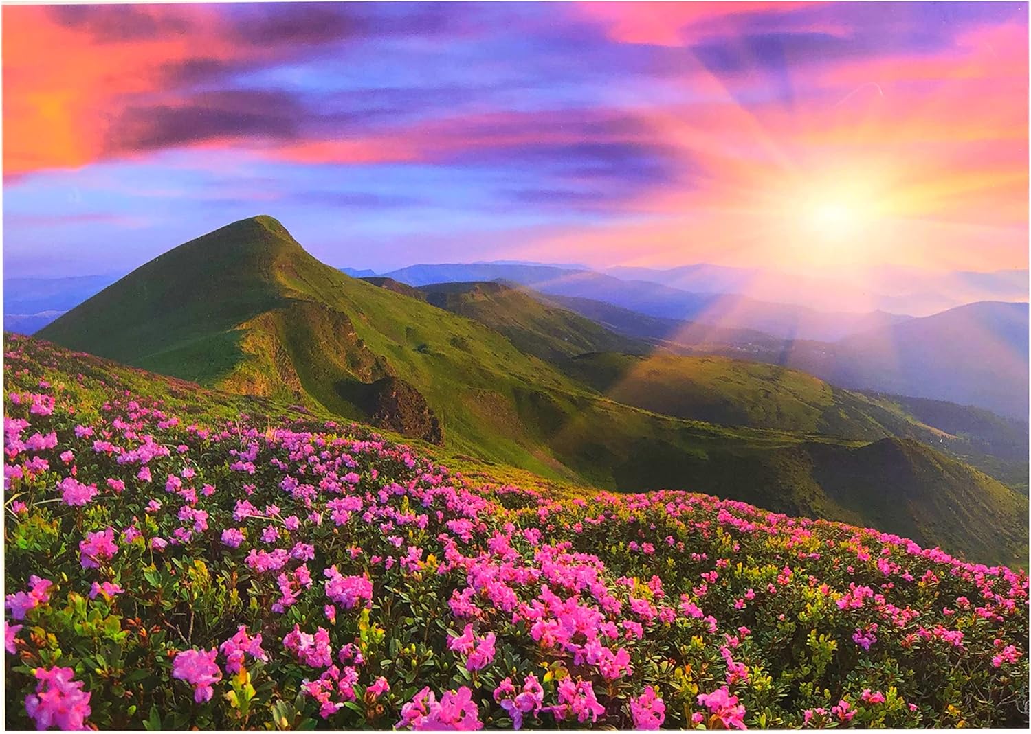 Mountain Sunrise Jigsaw Puzzle, 1000-Piece - Image 2