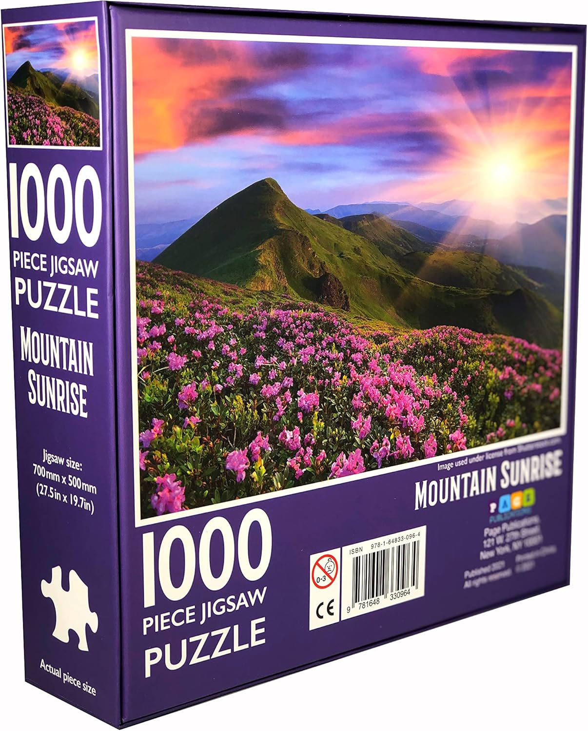 Mountain Sunrise Jigsaw Puzzle, 1000-Piece - Image 3