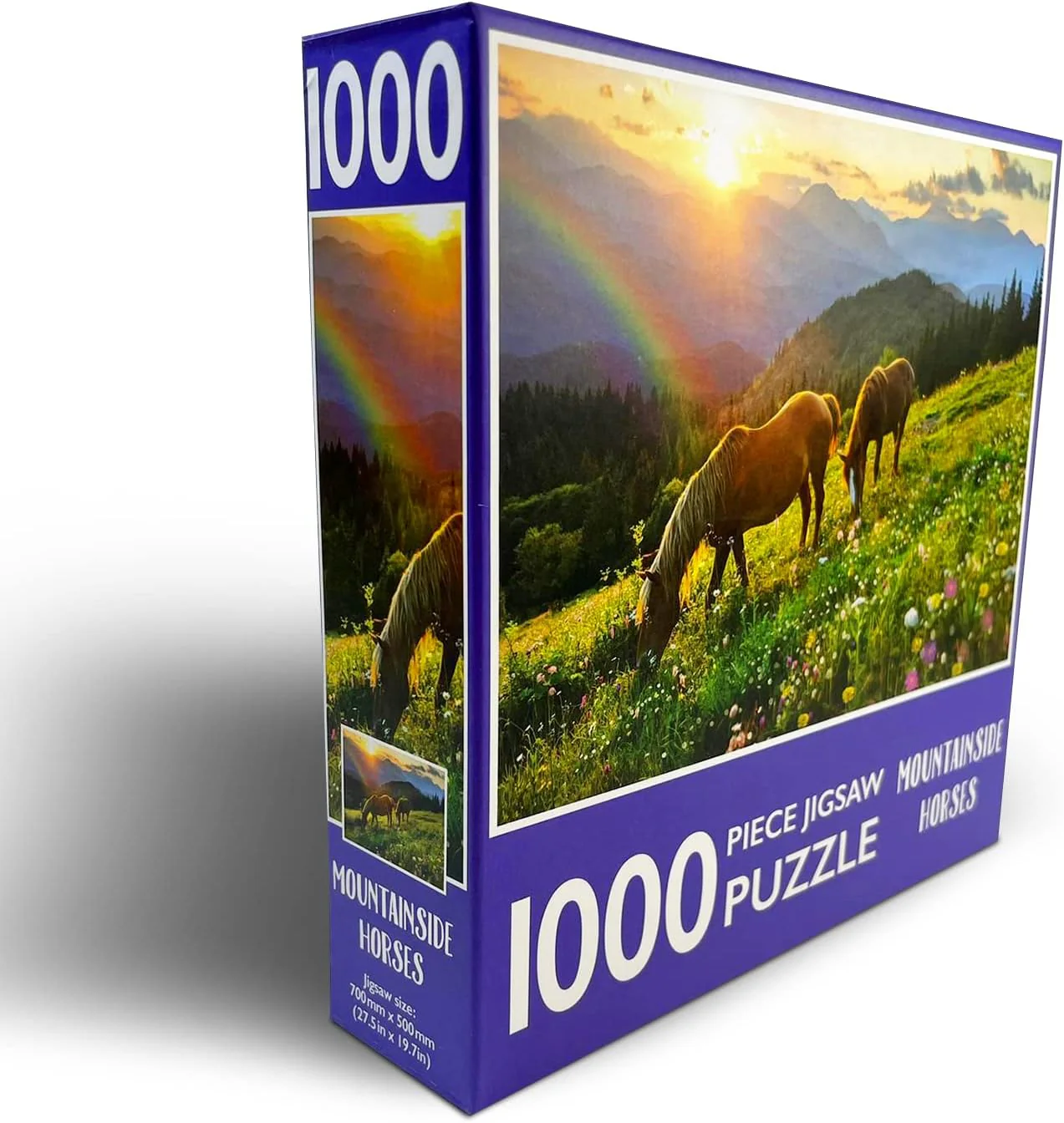 Mountainside Horses Jigsaw Puzzle, 1000-Piece - Image 2