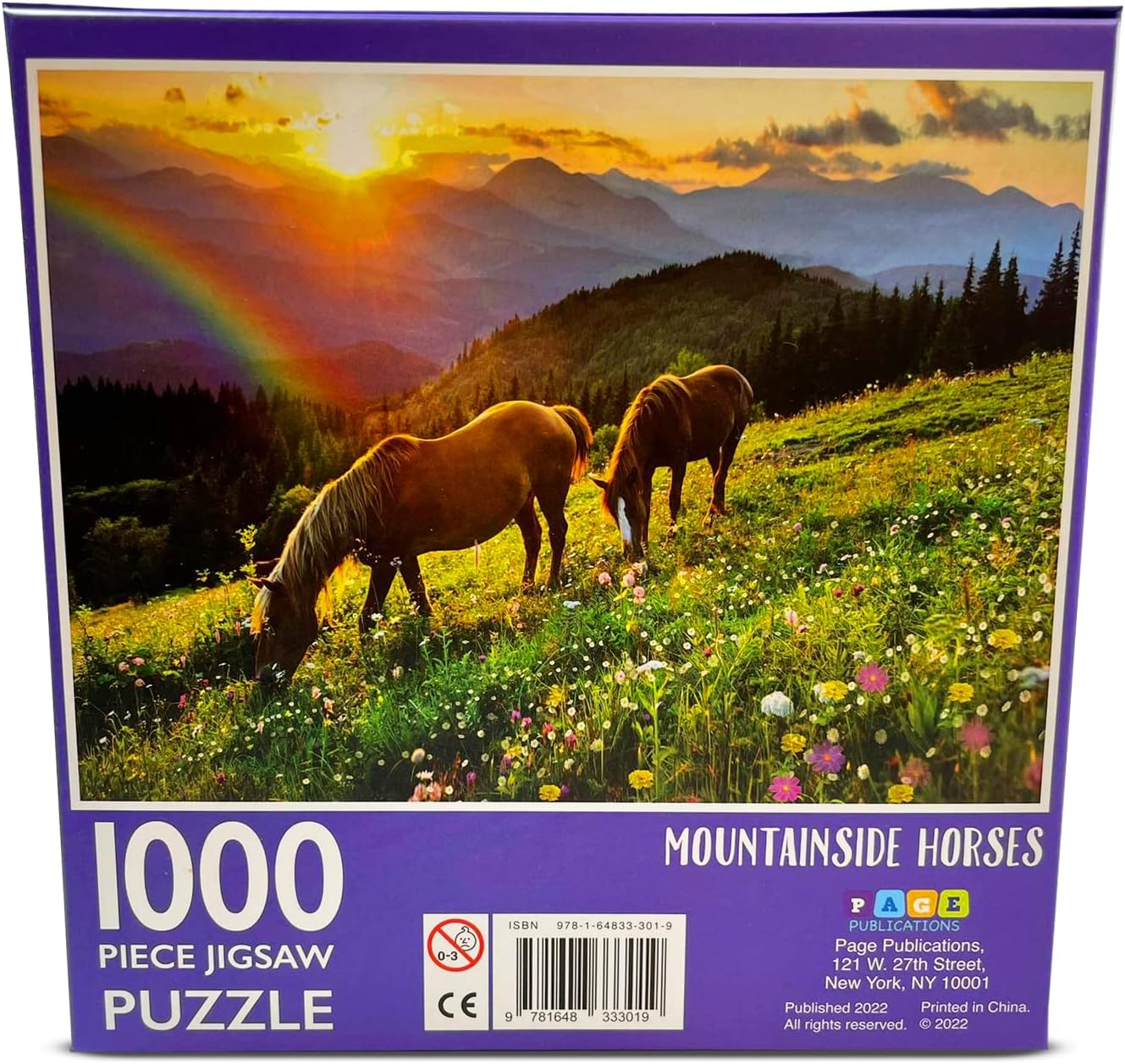 Mountainside Horses Jigsaw Puzzle, 1000-Piece - Image 4