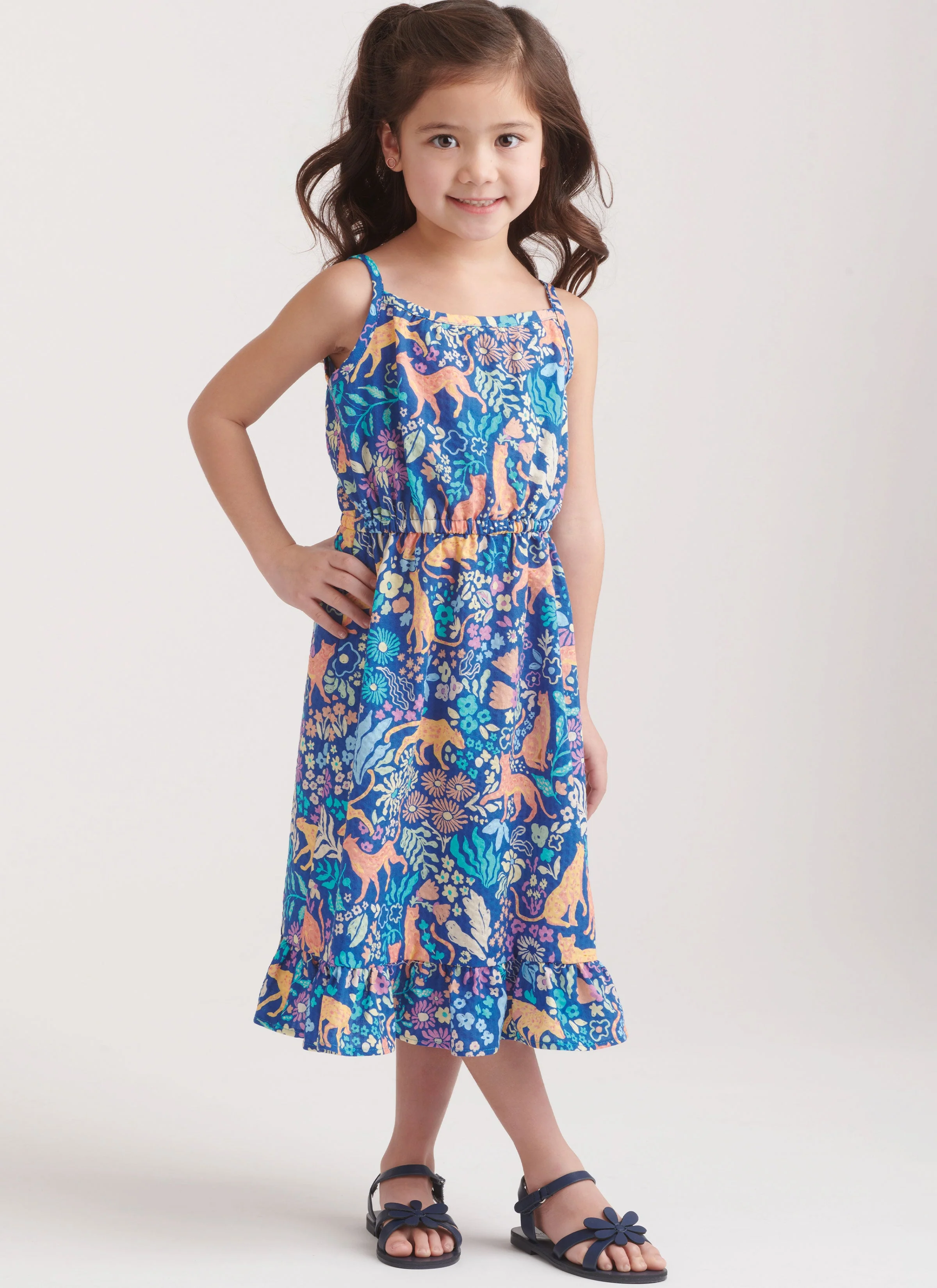 Newlook Pattern 6783 Children's Jumpsuit and Sundress - Image 2