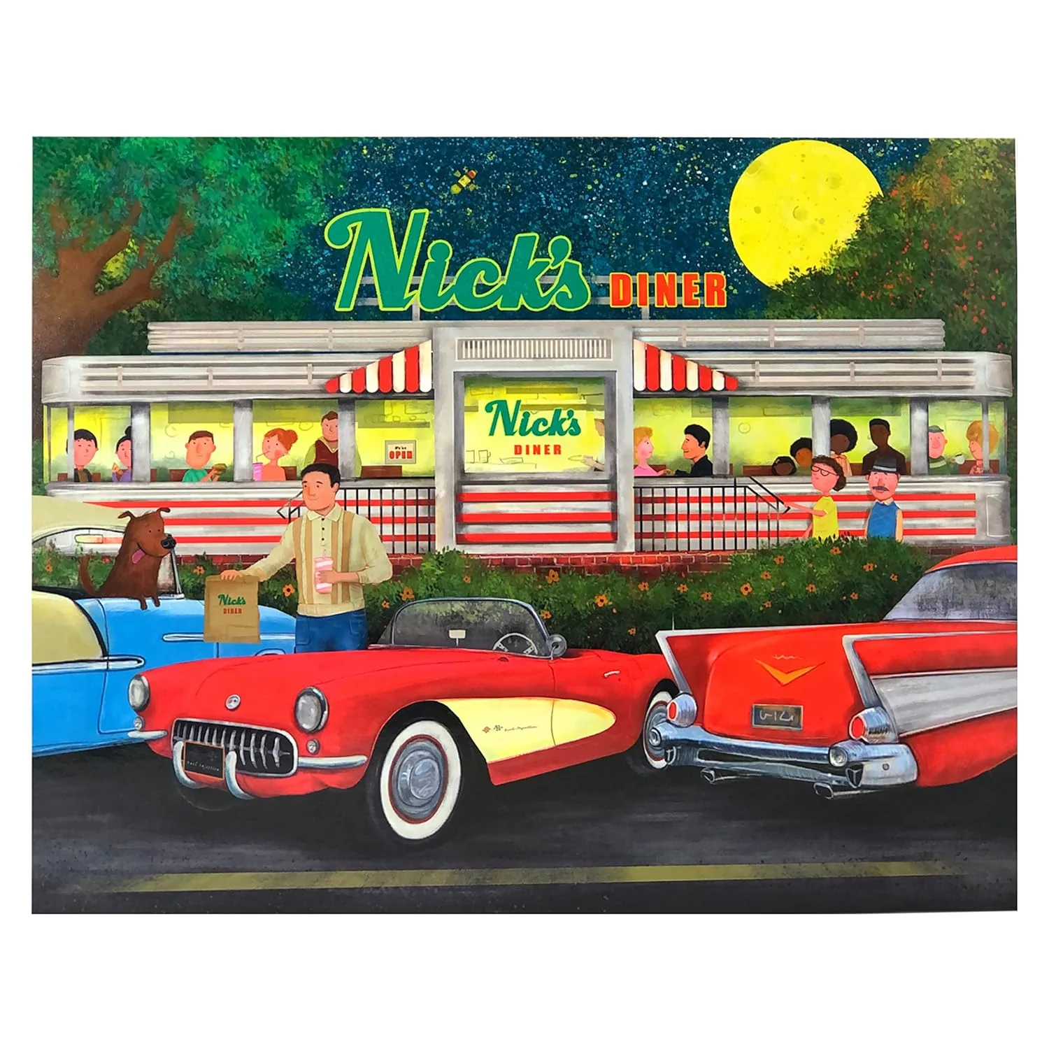 Nicks Diner Jigsaw Puzzle, 500-Piece - Image 2