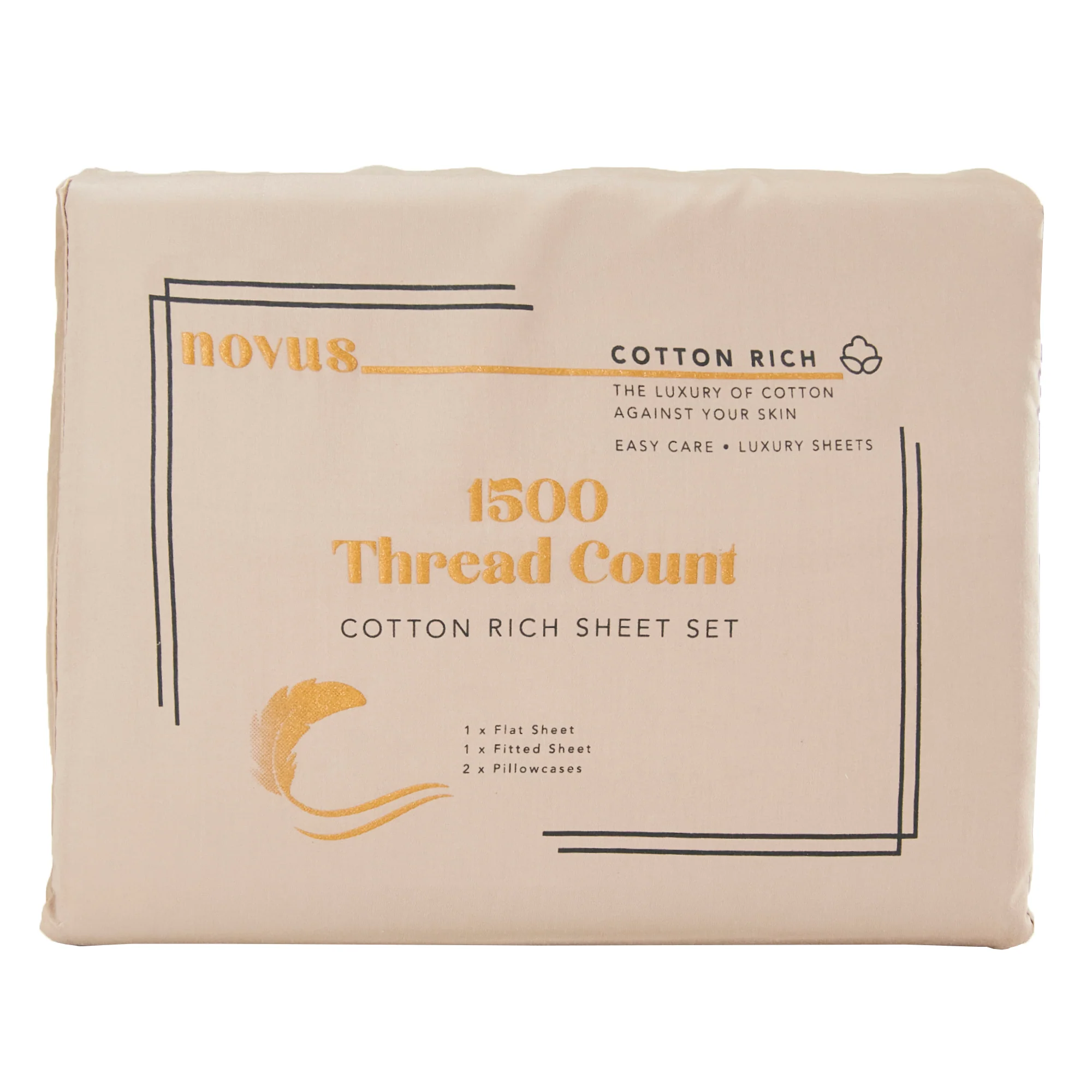 Novus 1500TC Sheet Set- Linen - Image 12
