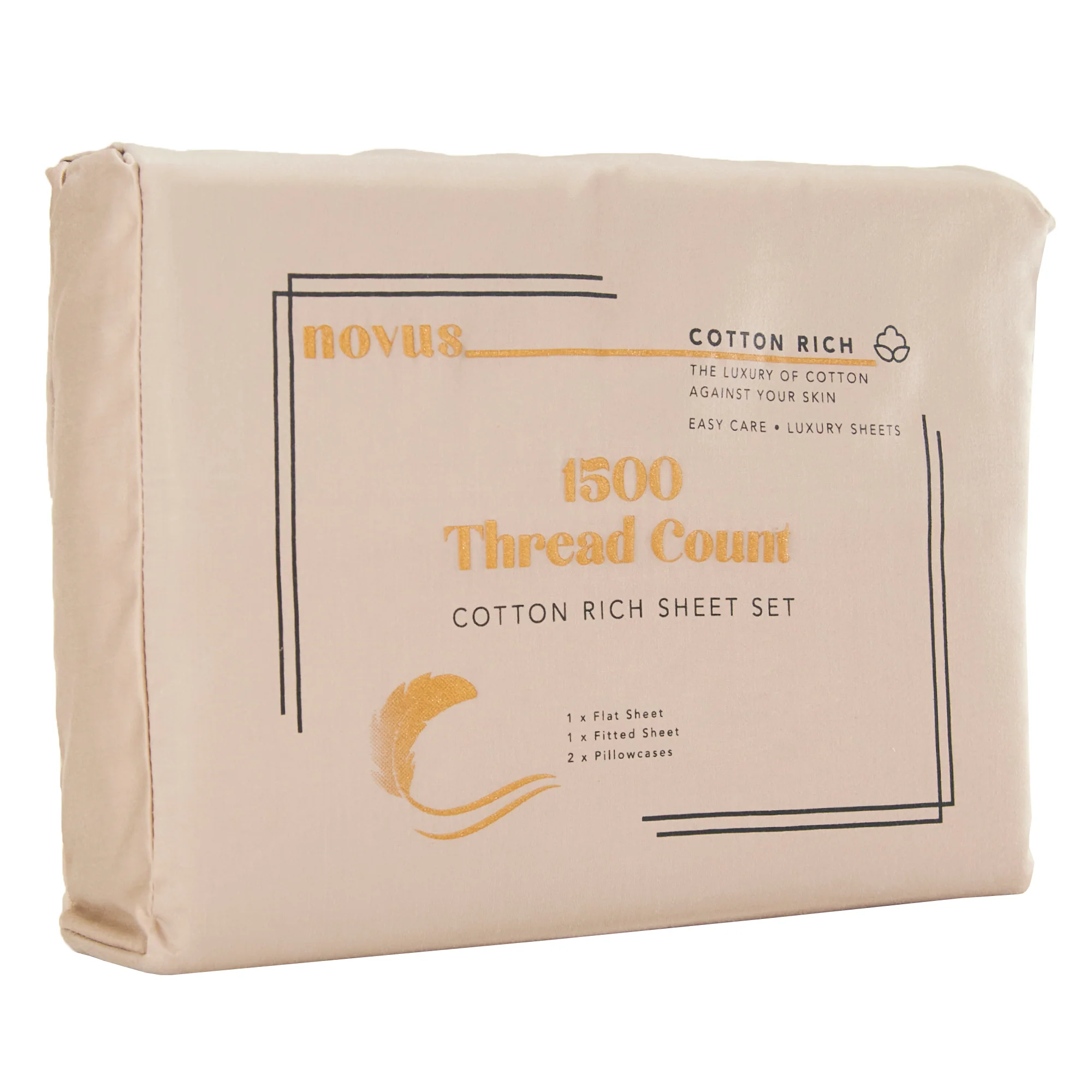 Novus 1500TC Sheet Set- Linen - Image 13