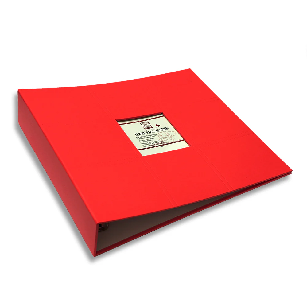 Paperxtra 3D Ring Scrapbook Binder, Red- 12x12in - Image 2