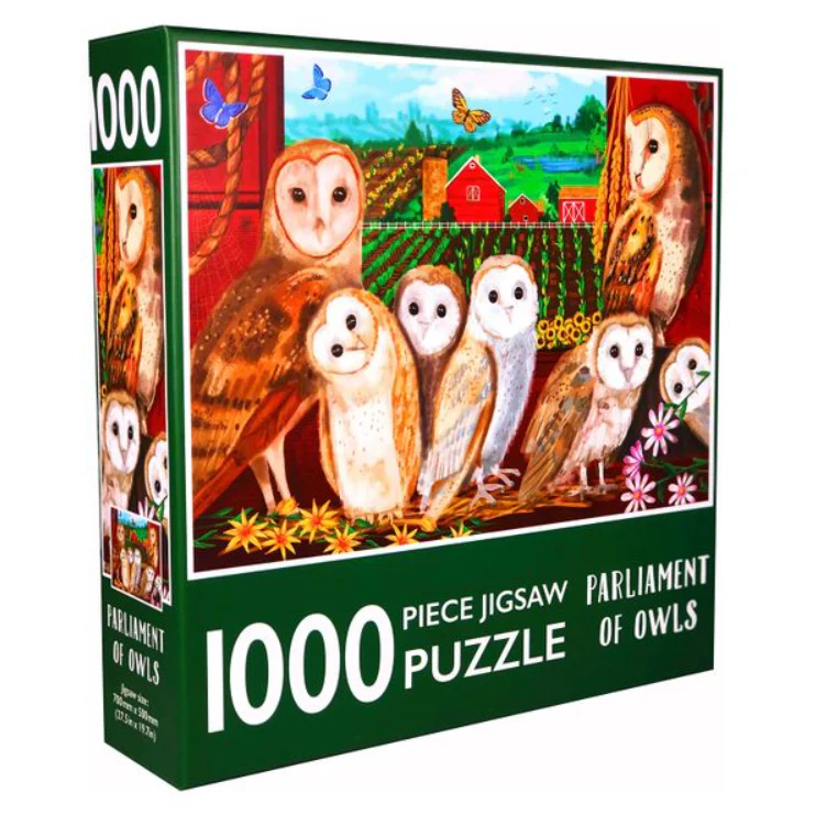 Parliament Of Owls Jigsaw Puzzle, 1000-Piece